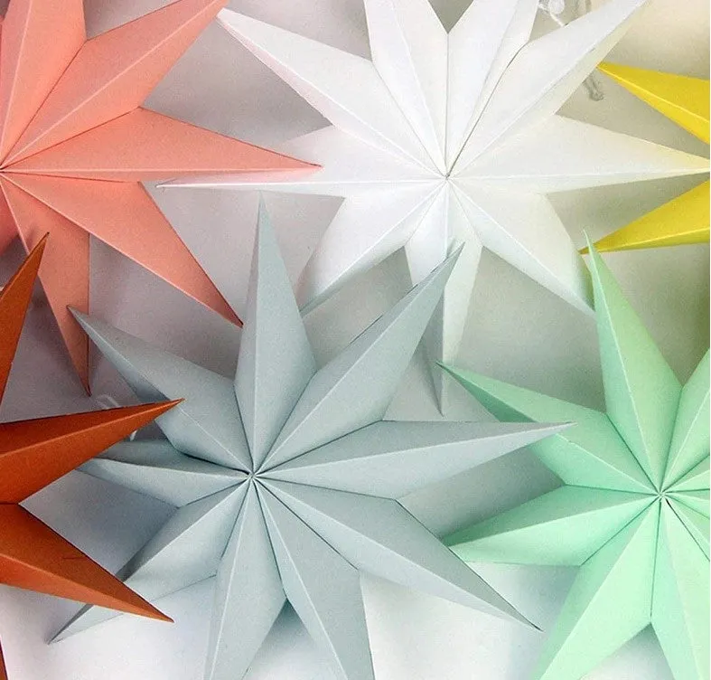 Christmas DIY Paper Stars