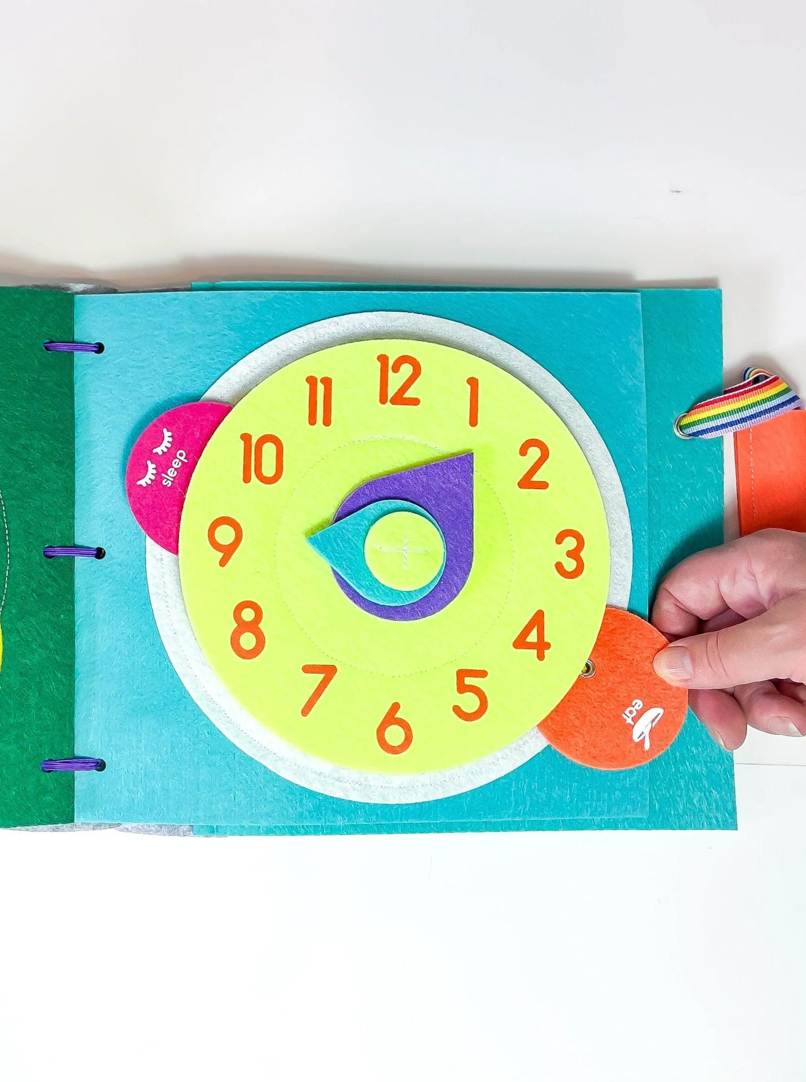Clock Quiet Book Page