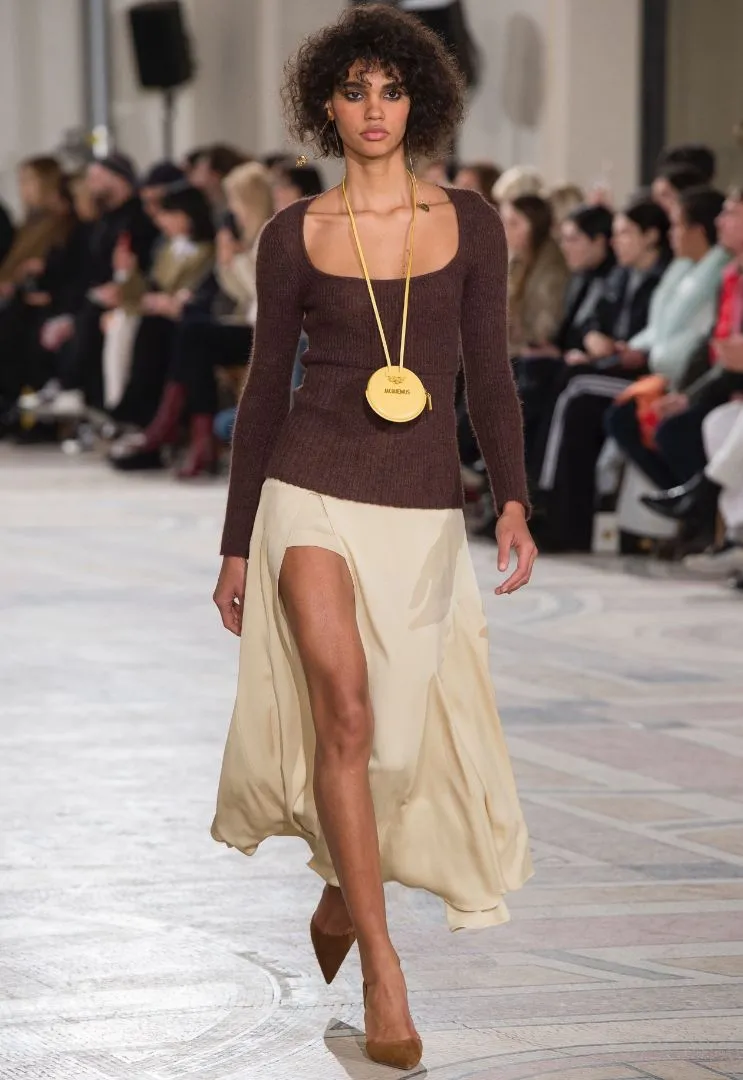 Jacquemus 'le pitchou' neck bag, brown